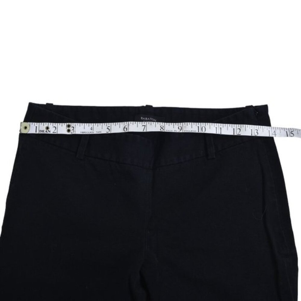 Aritzia Babaton Black Bi Stretch Ellis Low Rise Slim Leg  Ankle Size 4 - Picture 8 of 10